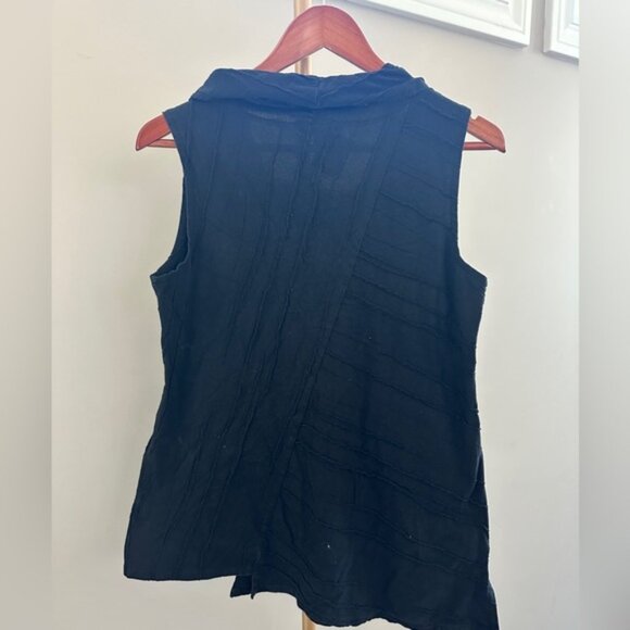 Habitat Stepped Hem Sleeveless Cowl Neck Top - Picture 3 of 8